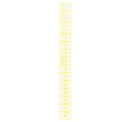 Rastrové pravítko 3x30cm M0330-YW žluté