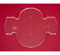 Quiltovací pravítko kruhy NP5-K6 (5 mm)