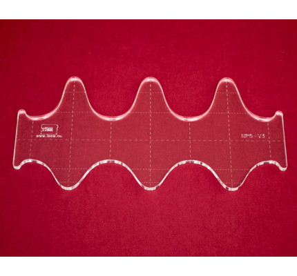 Quiltovací pravítko vlny NP5-V3 (5 mm)