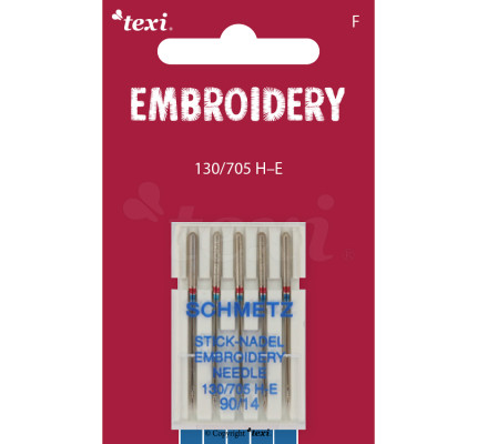 Vyšívací jehly TEXI EMBROIDERY 130/705 H-E 5x90