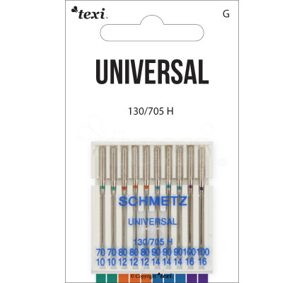 Univerzální jehly TEXI UNIVERSAL 130/705 H 10x70-100
