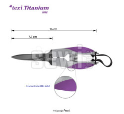 Řemeslnické nůžky TITANIUM Ti613