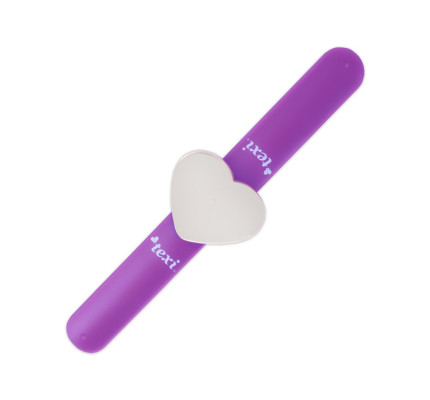 Magnetický náramek na špendlíky, jehly a spínací špendlíky, fialová barva