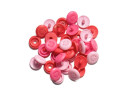 Plastové patentky "Color Snaps Mini", našitý vzhled, Prym Love, 9 mm, 36 ks, v odstínech světle růžové
