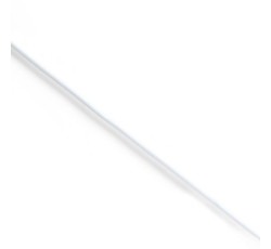 Elastická šňůrka, 2,5 mm, bílá, 3 m
