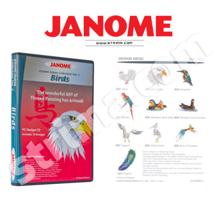 Janome Embroidery COLLECTION - BIRDS